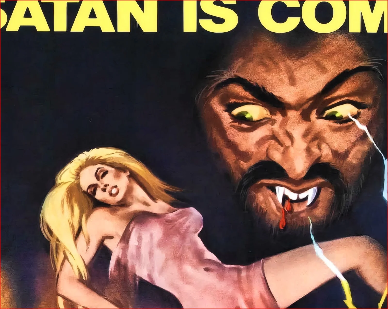 The Devil's Wedding Night - 1973 Horror Film Restored 27.2" x 41" US One Sheet, изображение 4