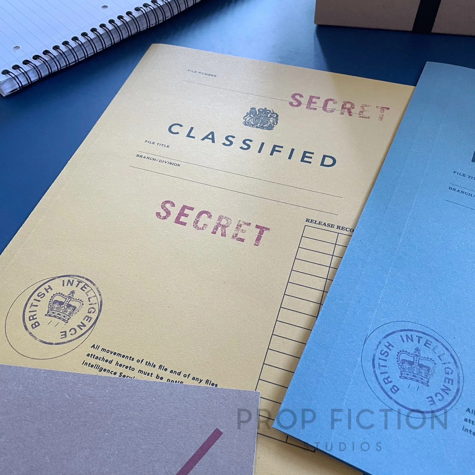 Movie Prop 1930s / 1940s Wartime Intelligence Files / 4 x Cosplay Spy Folder Set, изображение 4