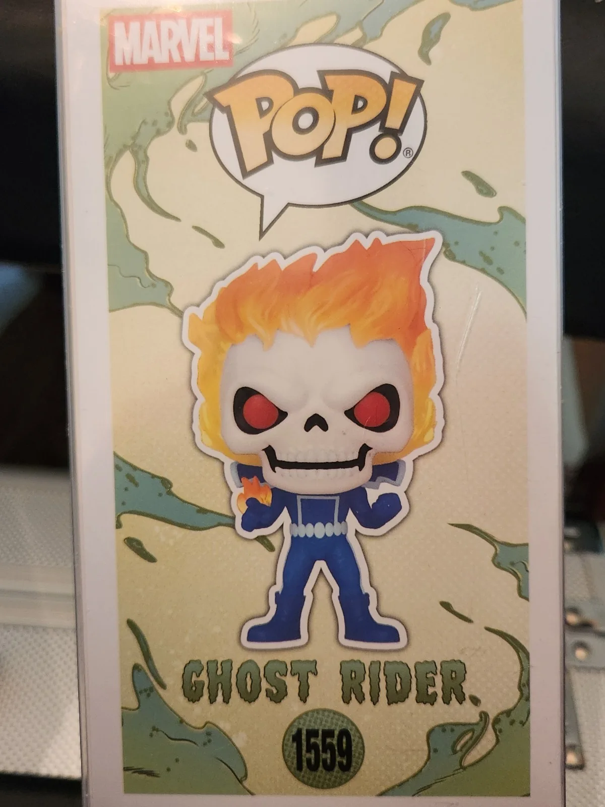 Nicholas Cage — Nicholas Cage Autographed Ghost Rider Funko Pop With Certification, image 4