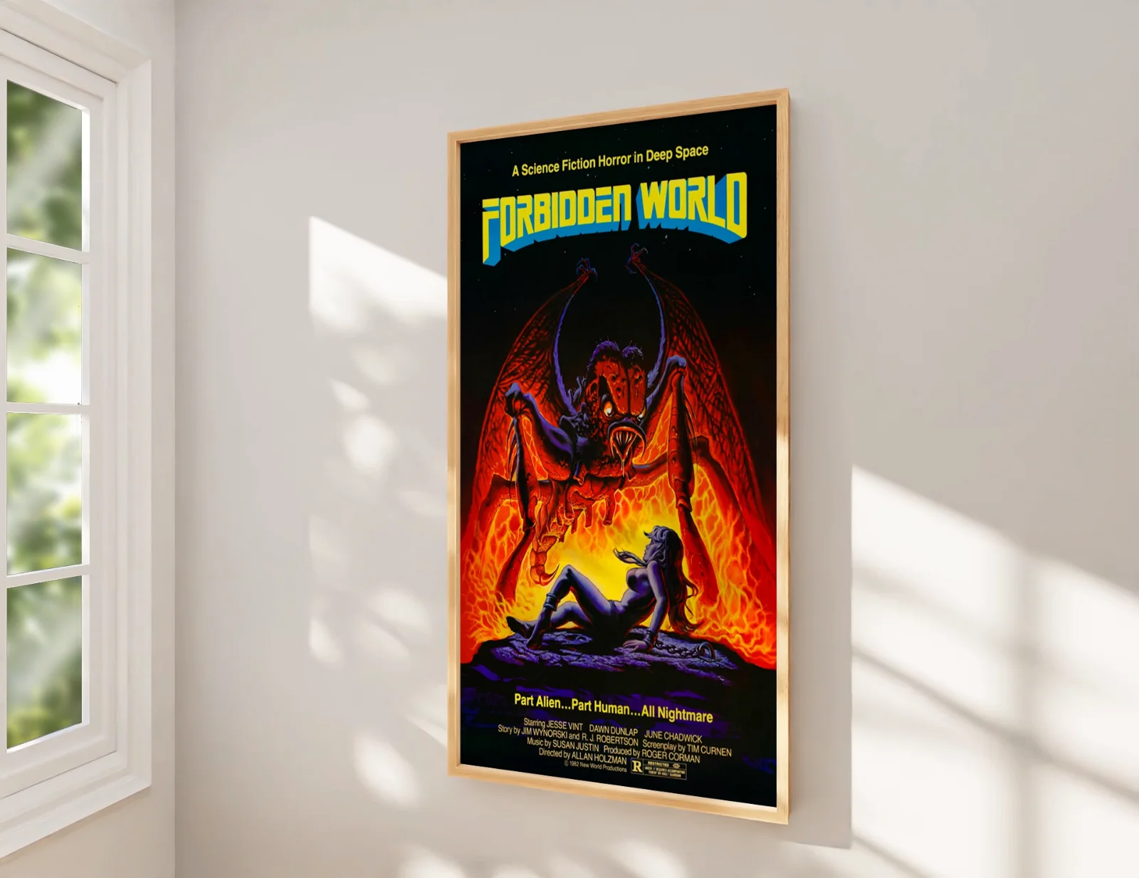 Forbidden World - 1982 Sci-Fi Horror Restored 27.2" x 41" US One Sheet, image 2