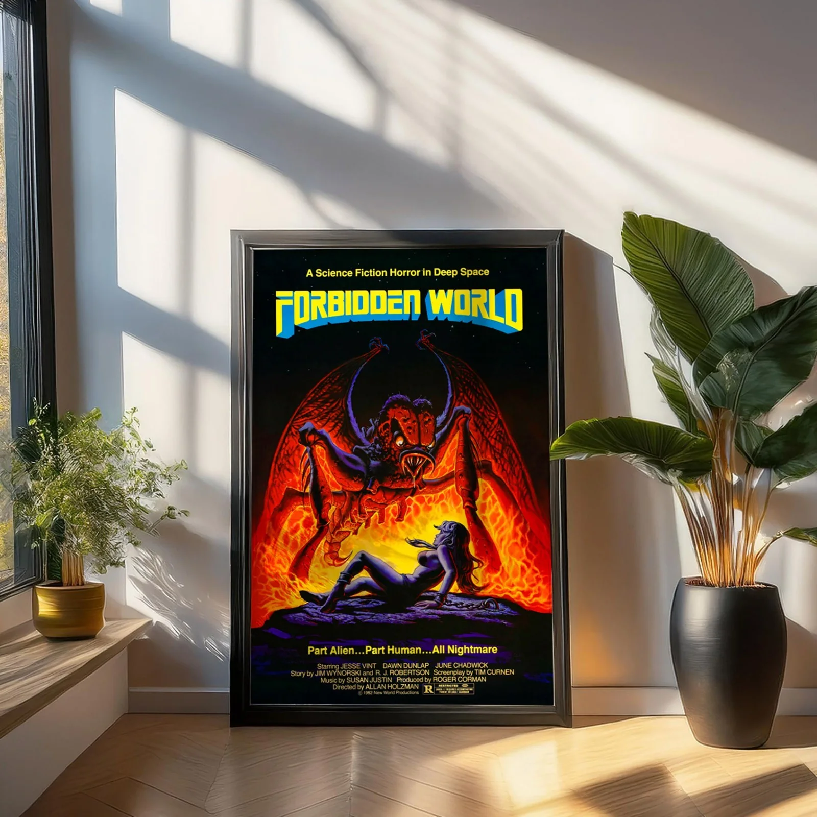Forbidden World - 1982 Sci-Fi Horror Restored 27.2" x 41" US One Sheet, image 3