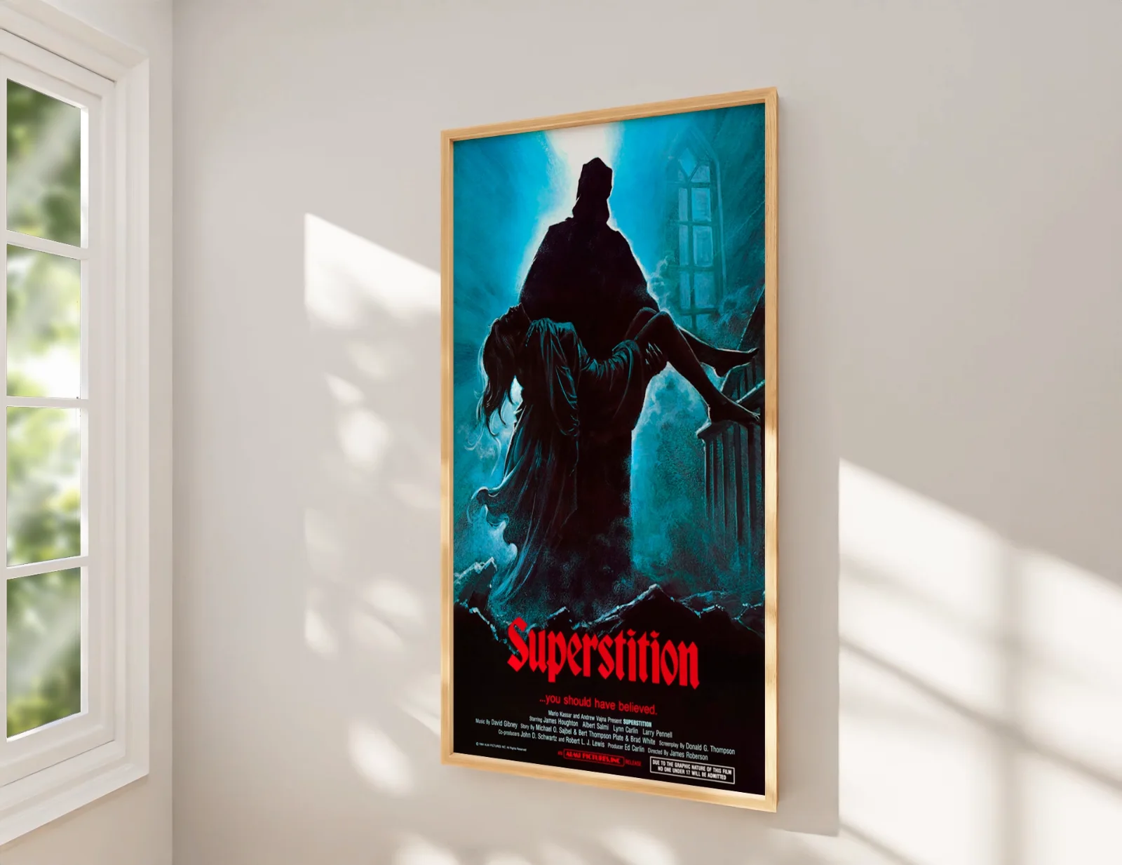 Superstition - 1982 Horror Drama Restored 27.2" x 41" US One Sheet Poster, изображение 2
