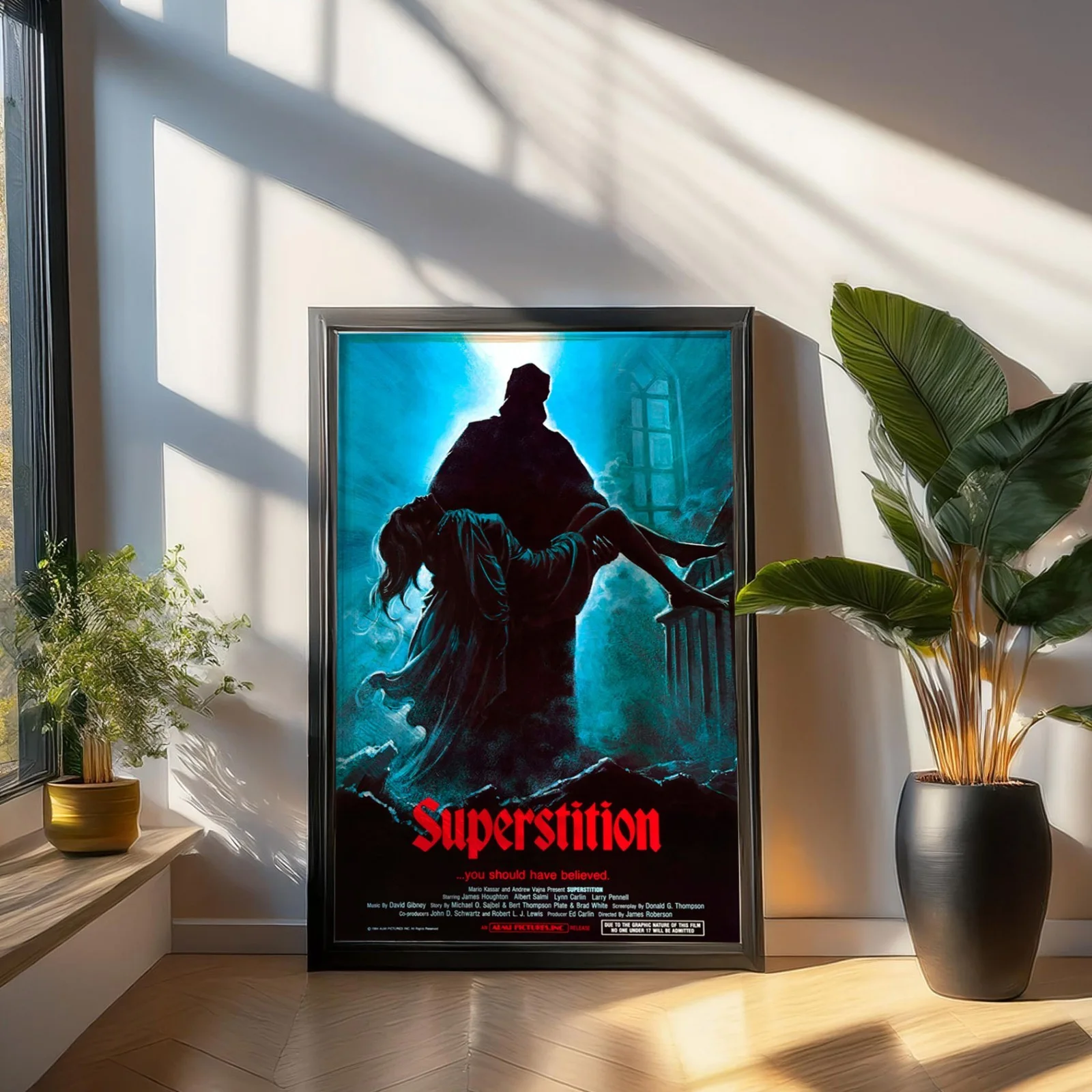 Superstition - 1982 Horror Drama Restored 27.2" x 41" US One Sheet Poster, изображение 3