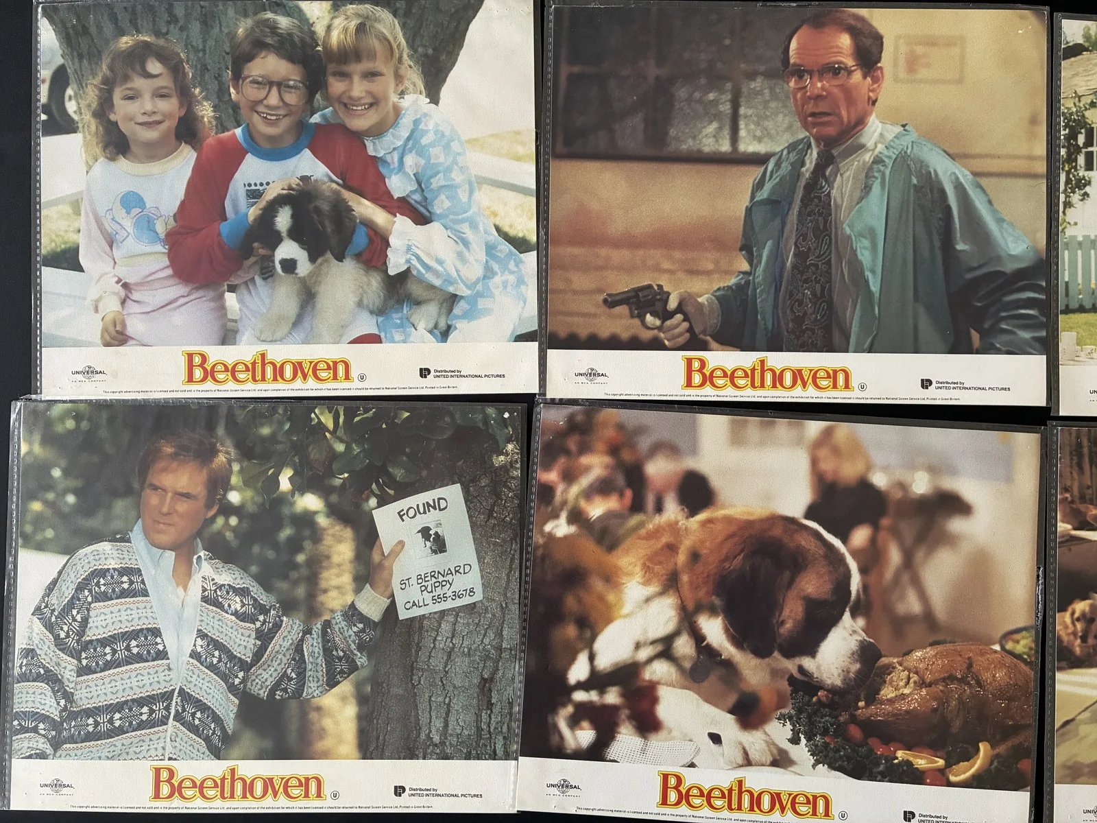 BEETHOVEN (1992) Original Lobby Cards x 10 with Charles Grodin, image 4