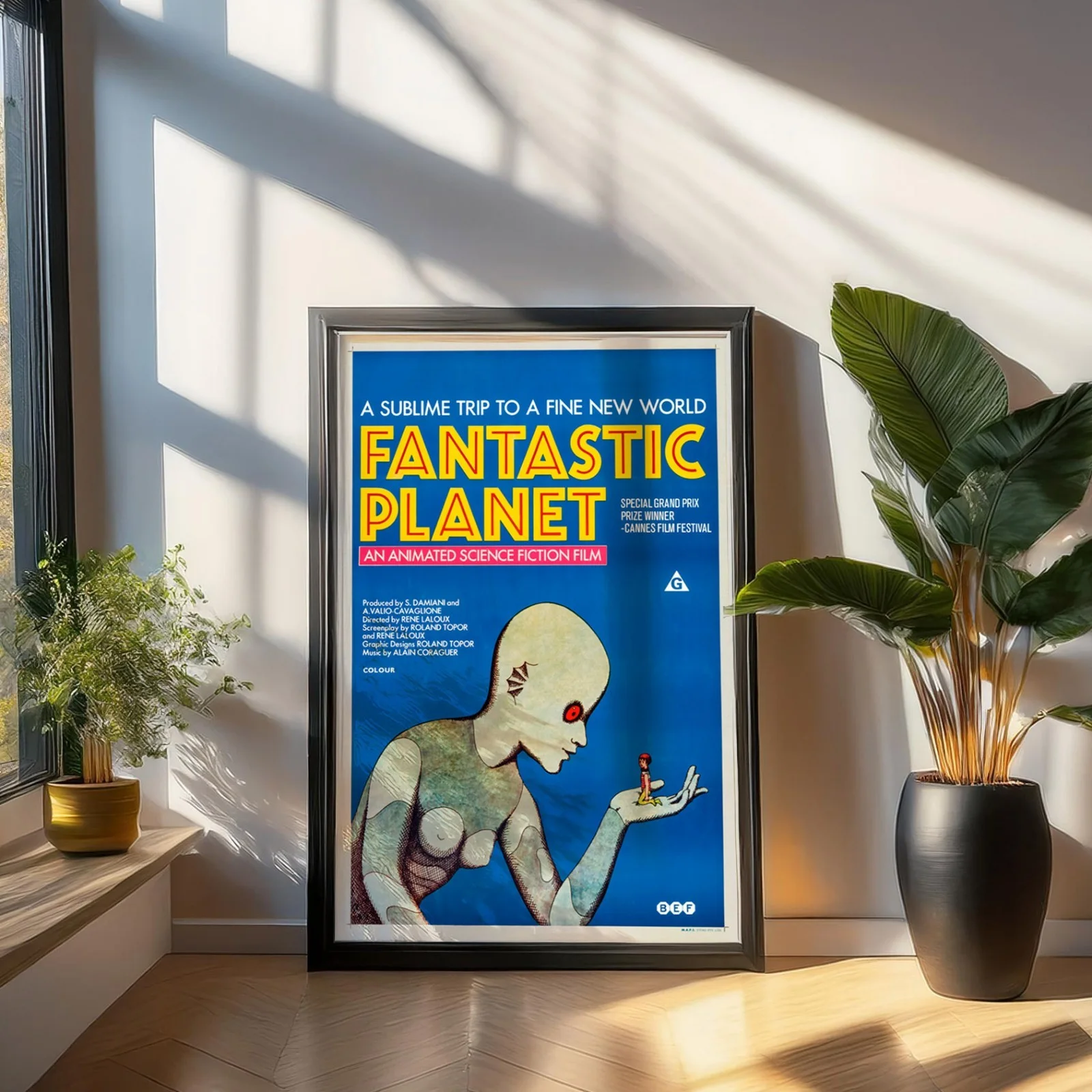 Fantastic Planet - 1973 Sci-Fi Avant Garde Restored 27.2" x 41" US One Sheet, image 3