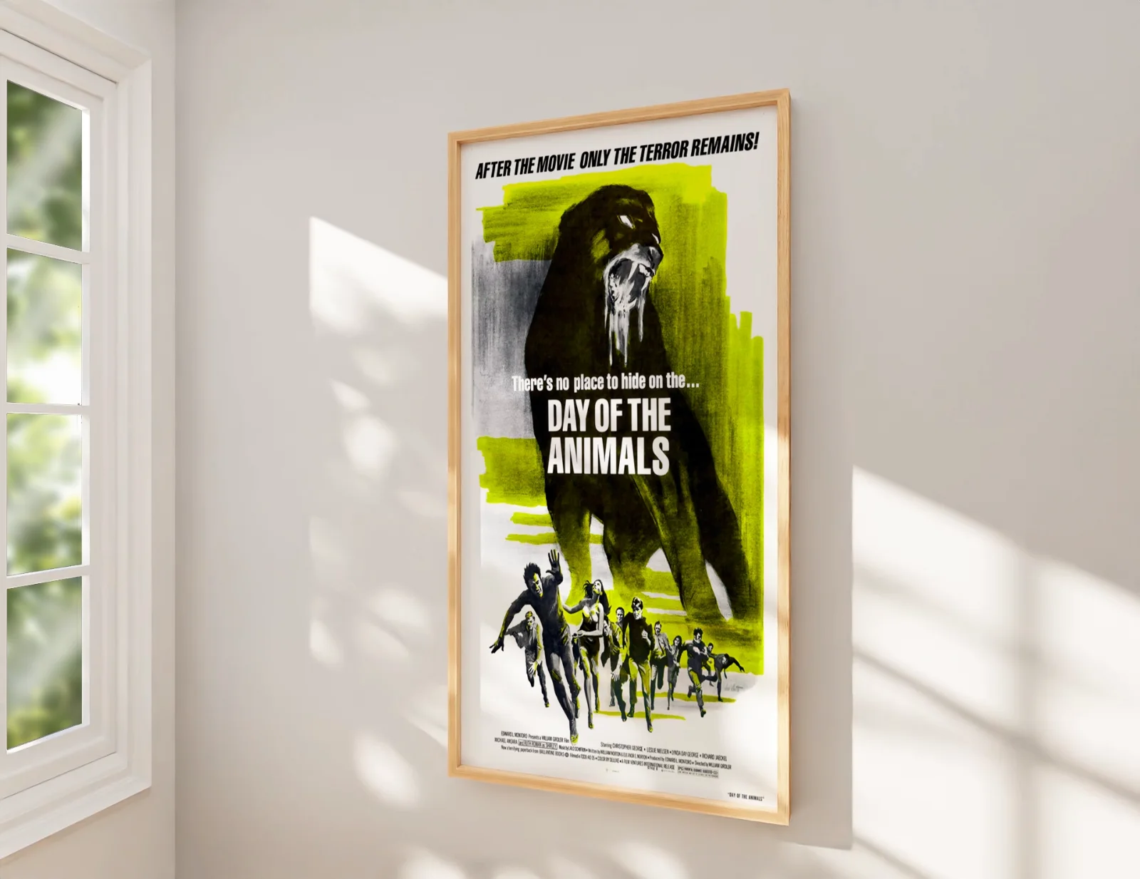 Day Of The Animals - 1977 Eco-Horror / Sci-Fi Restored 27.2" x 41" US One Sheet, изображение 2