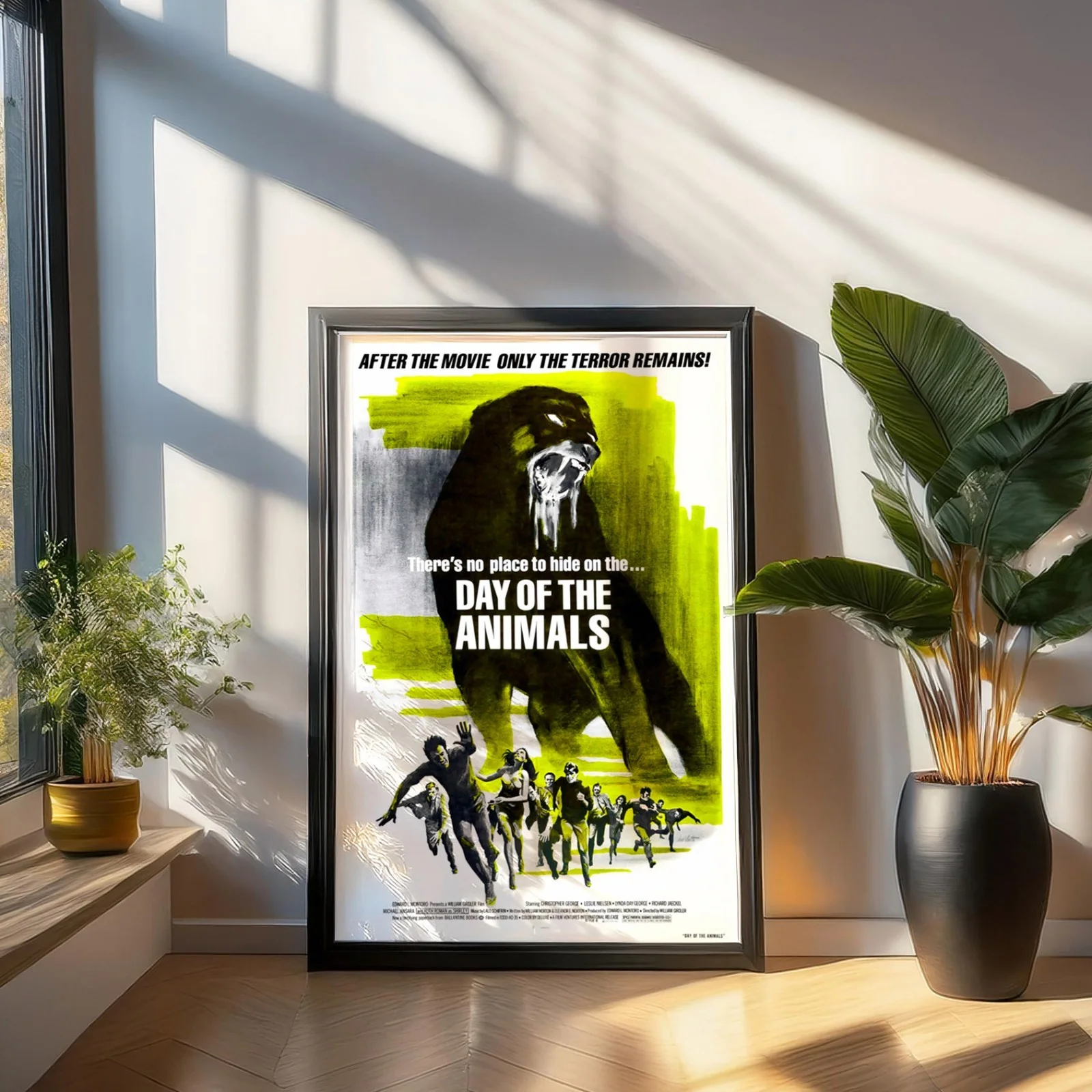 Day Of The Animals - 1977 Eco-Horror / Sci-Fi Restored 27.2" x 41" US One Sheet, изображение 3