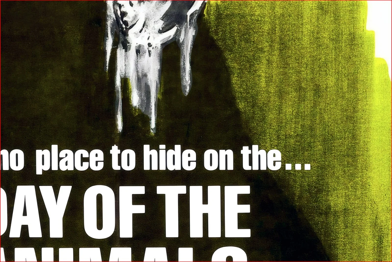 Day Of The Animals - 1977 Eco-Horror / Sci-Fi Restored 27.2" x 41" US One Sheet, изображение 5