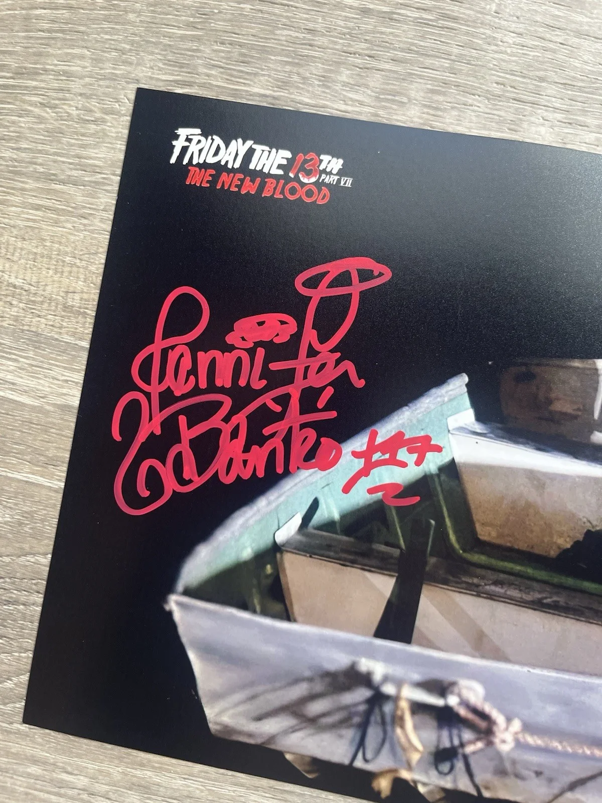 Jennifer Banko — Jennifer Banko Signed Friday The 13th New Blood 8x10 Photo JSA COA Horror, изображение 4