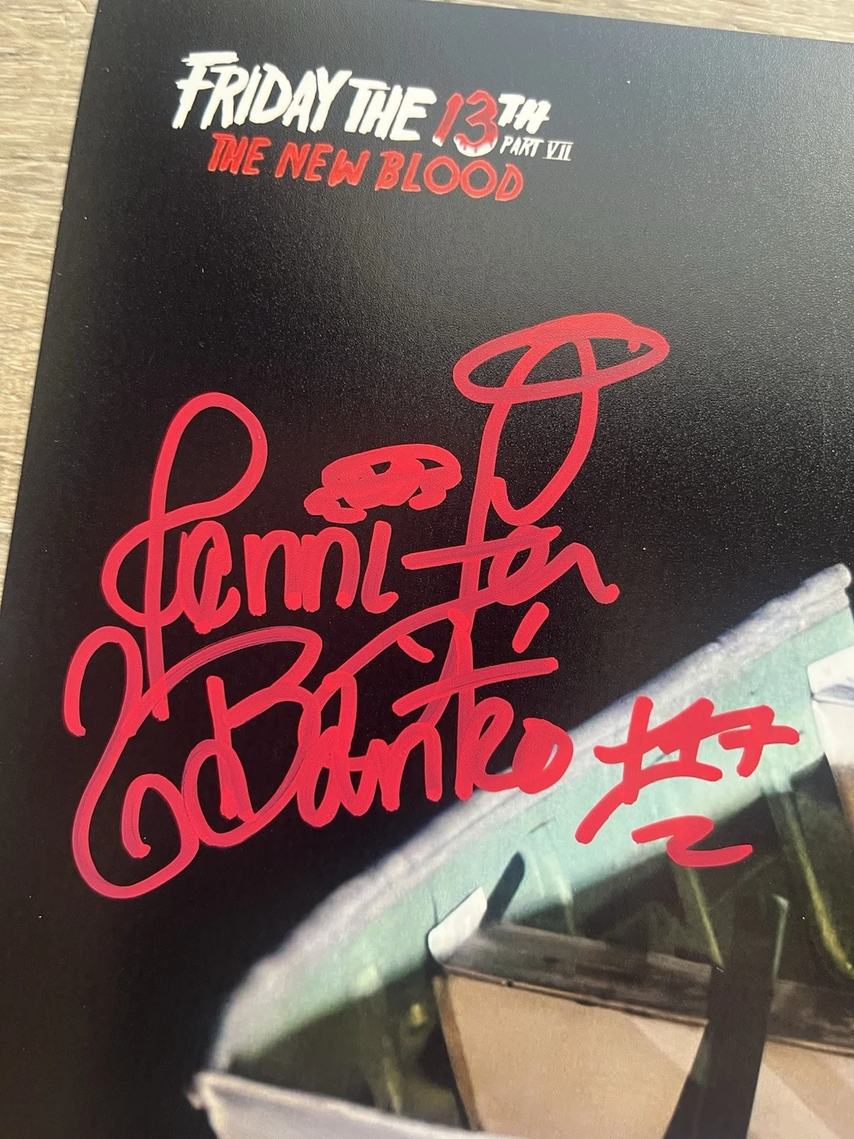 Jennifer Banko — Jennifer Banko Signed Friday The 13th New Blood 8x10 Photo JSA COA Horror, изображение 5