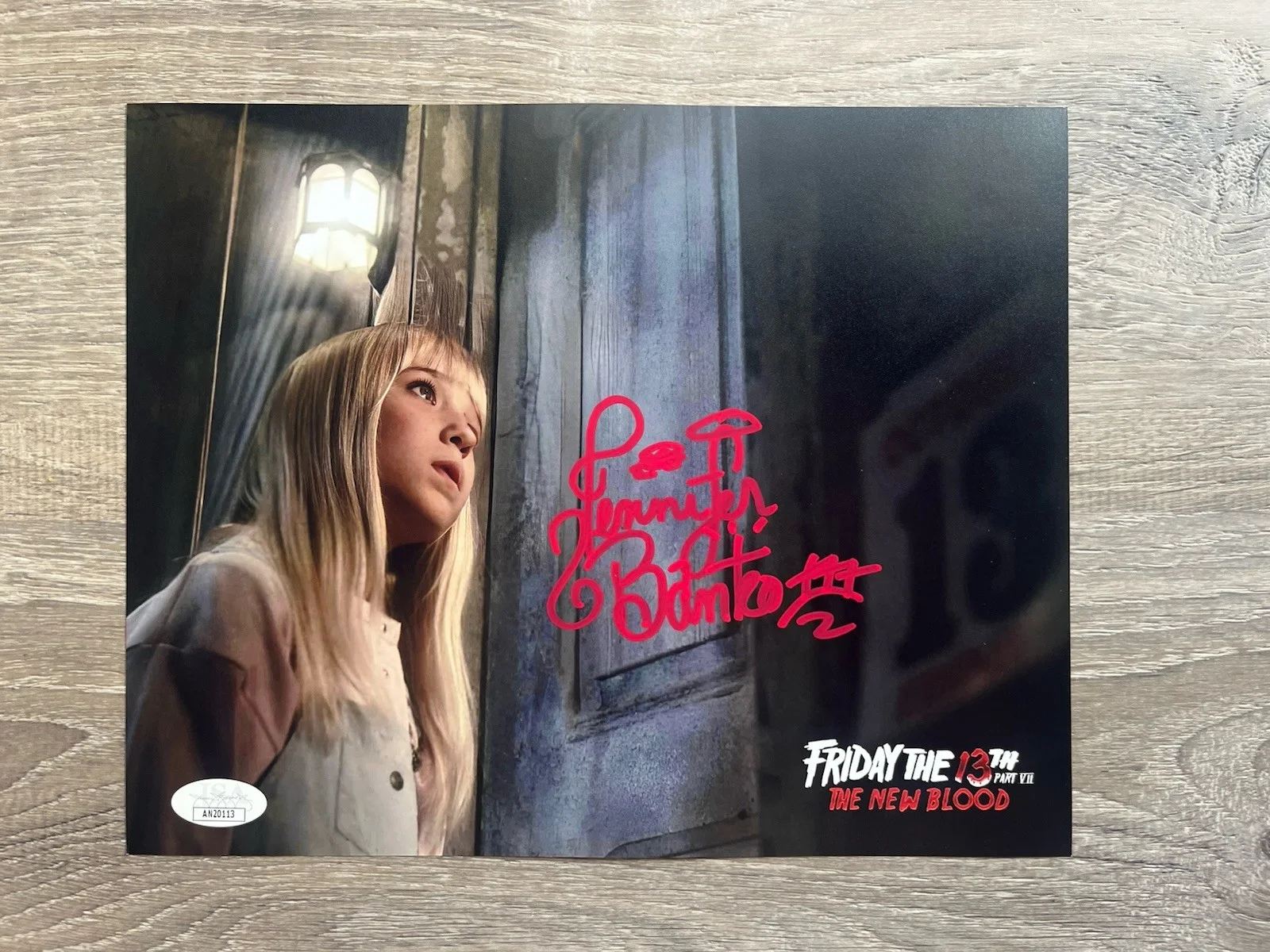 Jennifer Banko — Jennifer Banko Signed Friday The 13th New Blood 8x10 Photo JSA COA Horror, изображение 2