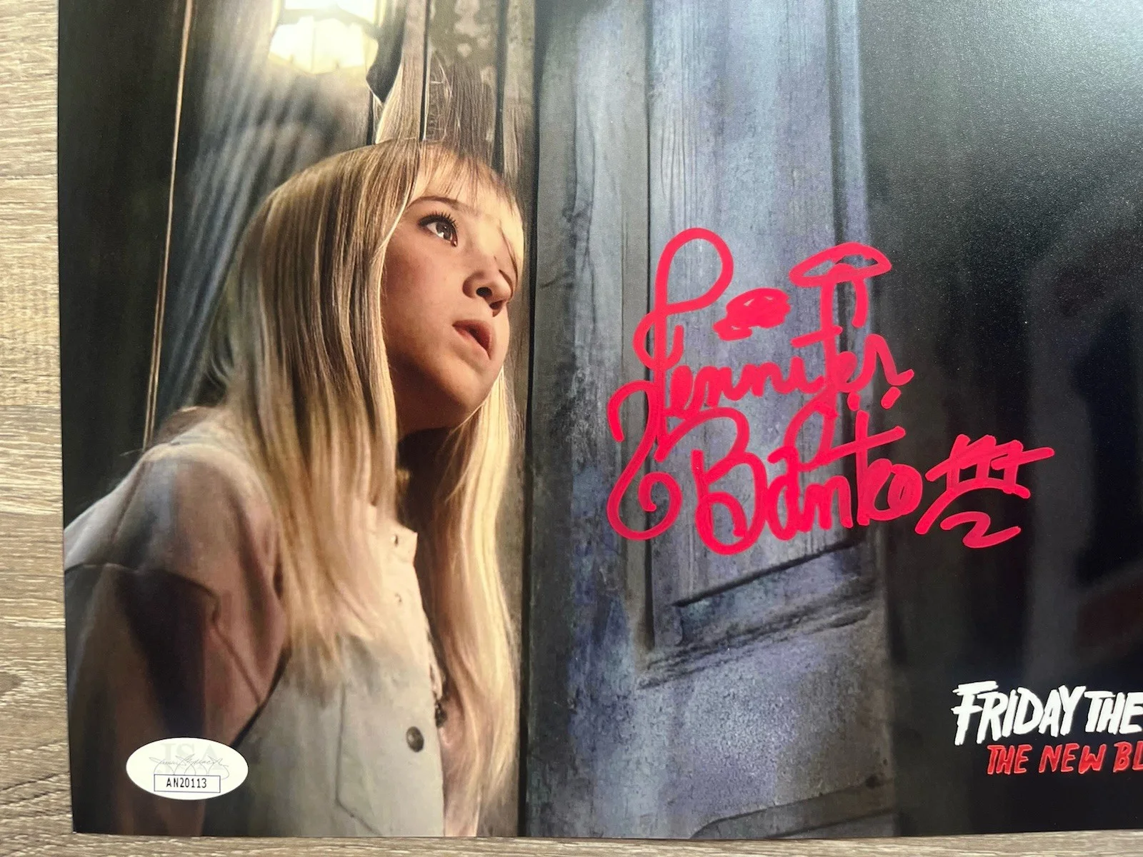 Jennifer Banko — Jennifer Banko Signed Friday The 13th New Blood 8x10 Photo JSA COA Horror, изображение 3