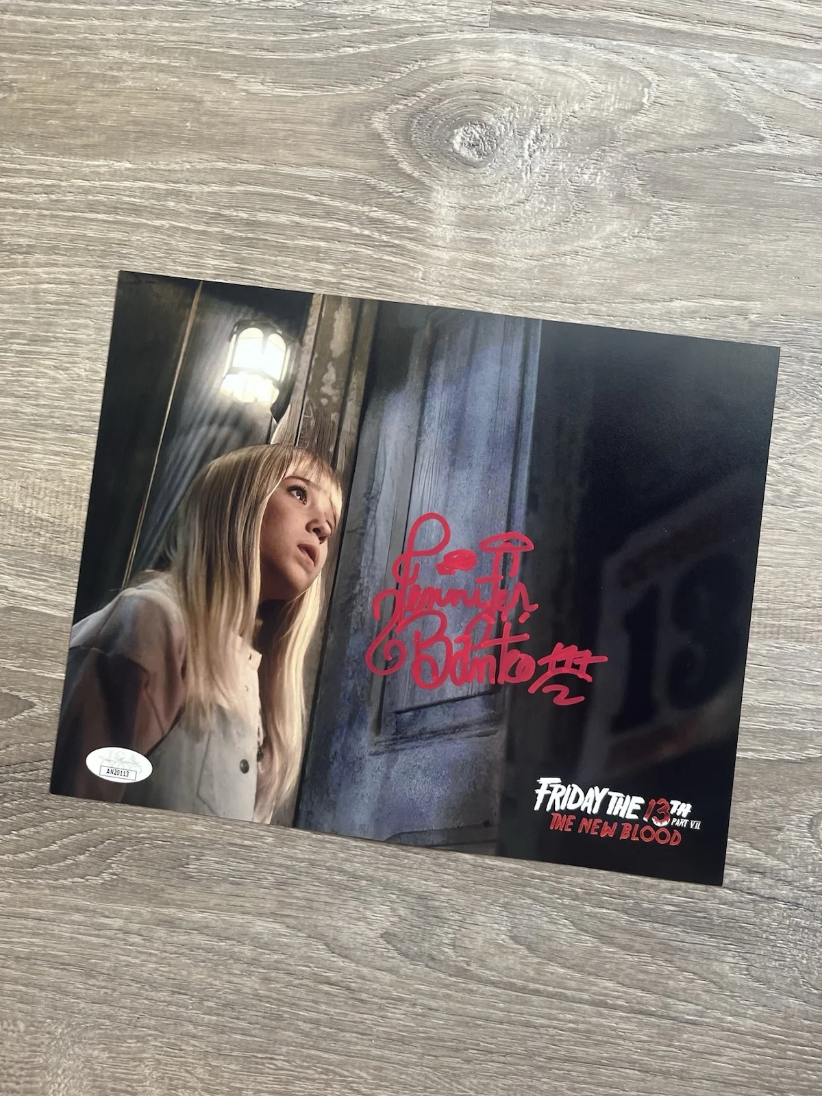 Jennifer Banko — Jennifer Banko Signed Friday The 13th New Blood 8x10 Photo JSA COA Horror, изображение 4