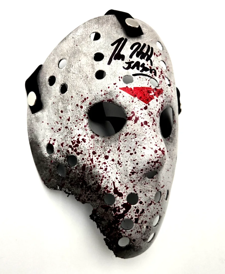 Kane Hodder — Kane Hodder Signed Jason Mask Autograph Friday the 13th Horror Beckett COA 984, image 2