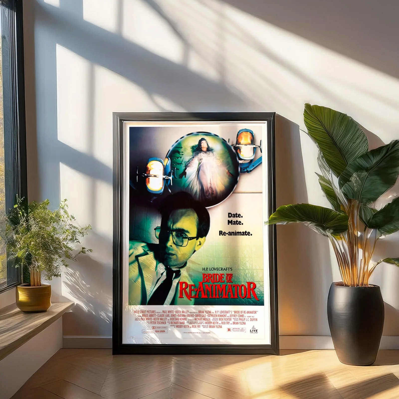 Bride of Re-Animator - 1990 Horror / Sci-Fi Restored 27.2" x 41" US One Sheet, image 3