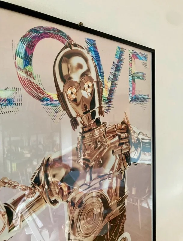 Super Rare LOVE Magazine C-3PO Poster Autumn Winter 2015 by David Sims Star Wars, изображение 3
