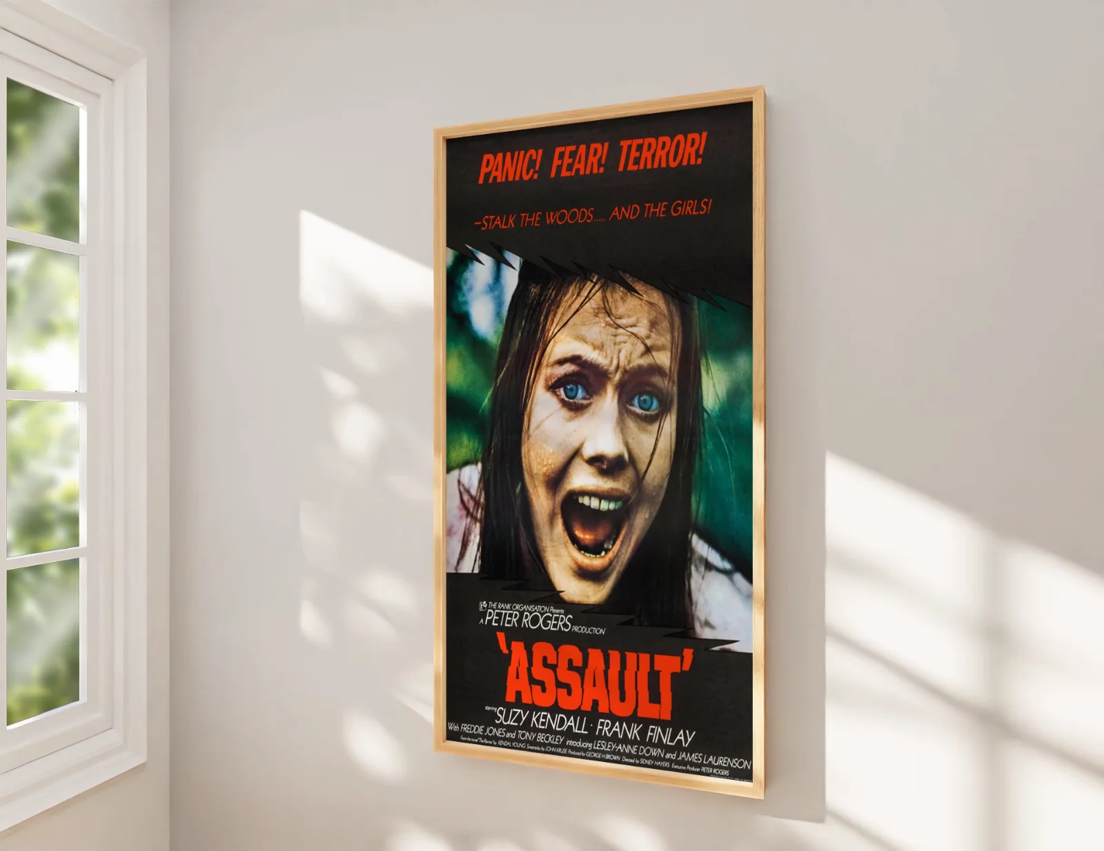 Assault - 1971 Crime / Horror Drama Restored 27.2" x 41" US One Sheet, image 2