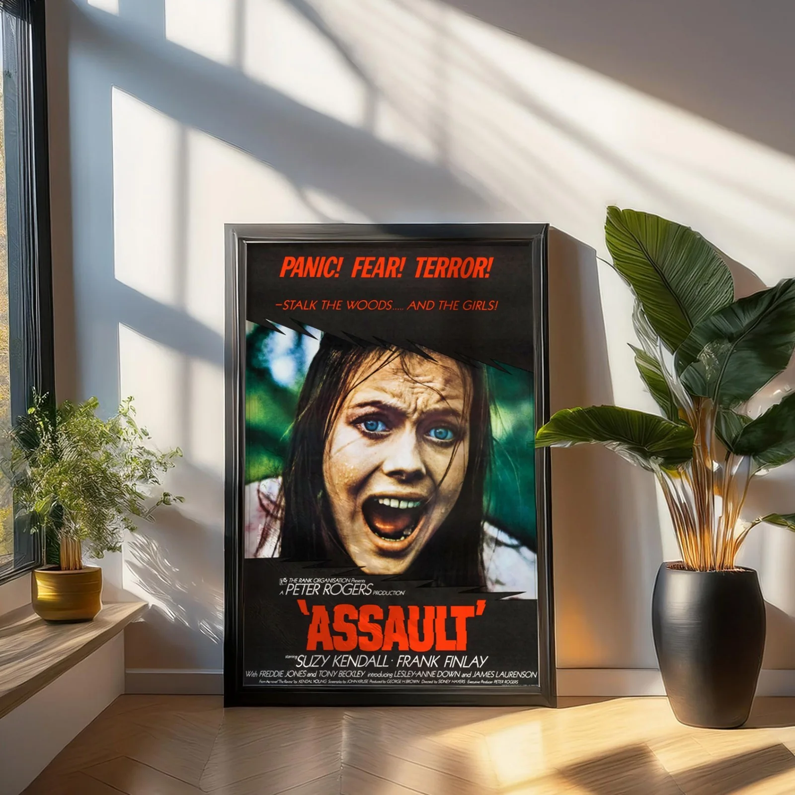 Assault - 1971 Crime / Horror Drama Restored 27.2" x 41" US One Sheet, image 3