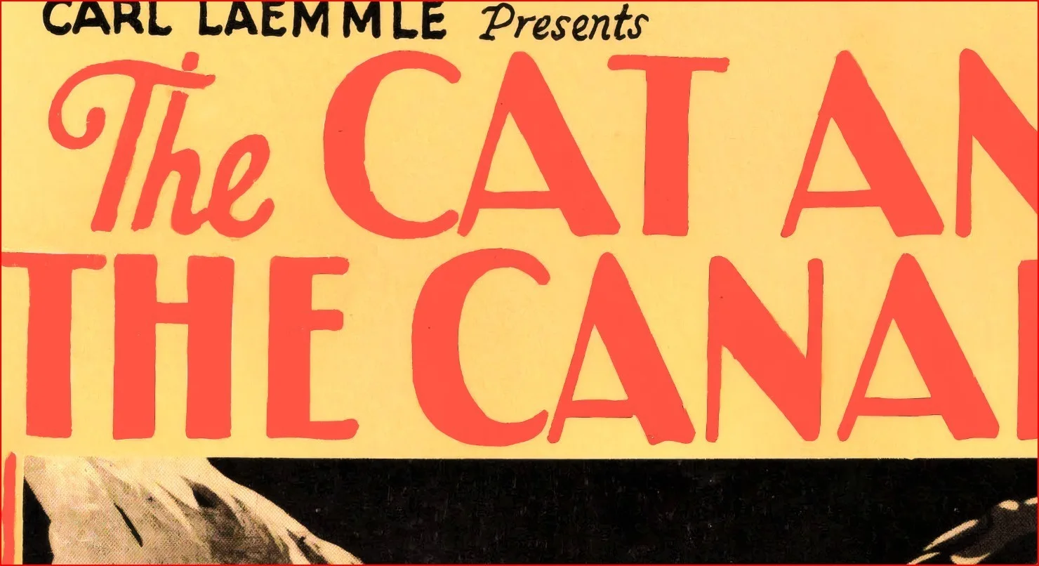 The Cat And The Canary - 1927 Silent Horror Restored 27.2" x 41" US One Sheet, image 4