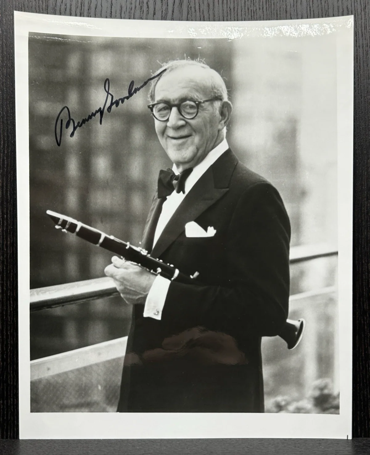 BENNY GOODMAN SIGNED PHOTO Original Autograph JSA COA King of Swing Clarinetist, image 2