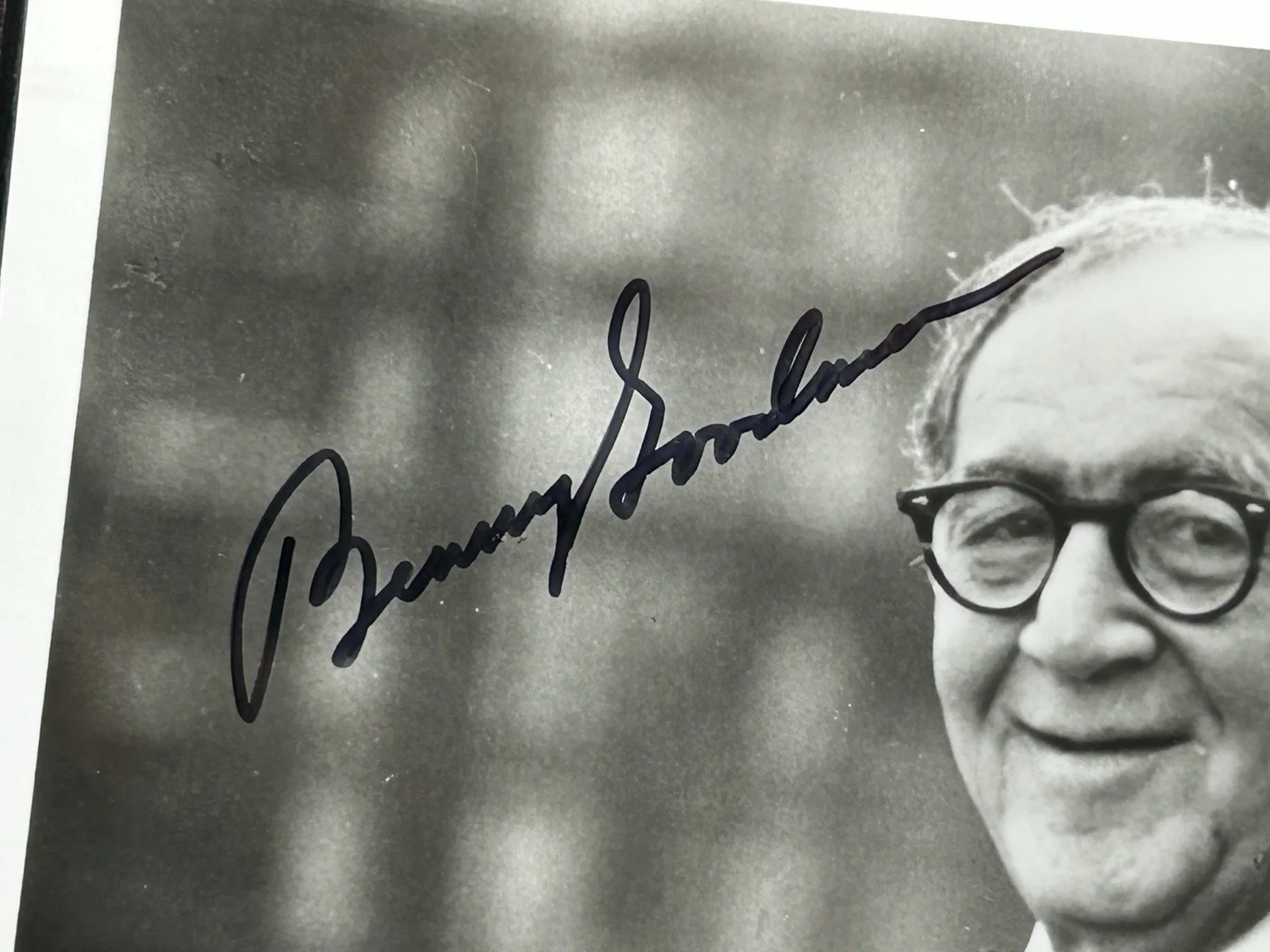BENNY GOODMAN SIGNED PHOTO Original Autograph JSA COA King of Swing Clarinetist, image 3