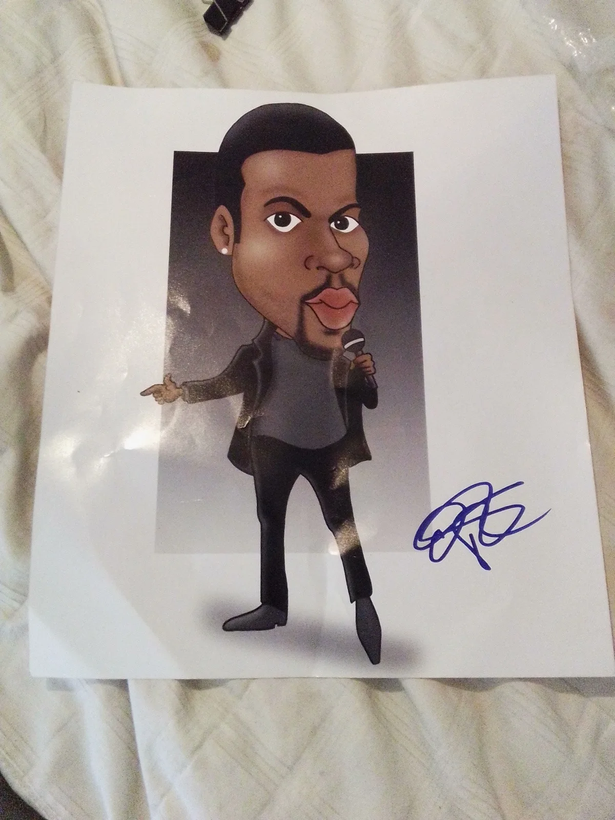 Chris Rock — CHRIS ROCK HAND SIGNED AUTOGRAPHED 8X10 PICTURE IN BLACK SHARPIE, image 2