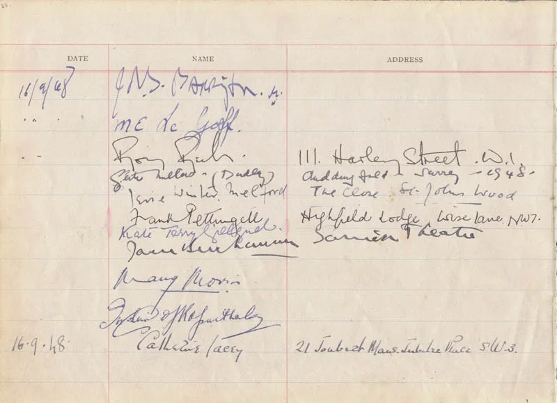 Jack Buchanan — JACK BUCHANAN - AUTOGRAPH CIRCA 1948, image 2