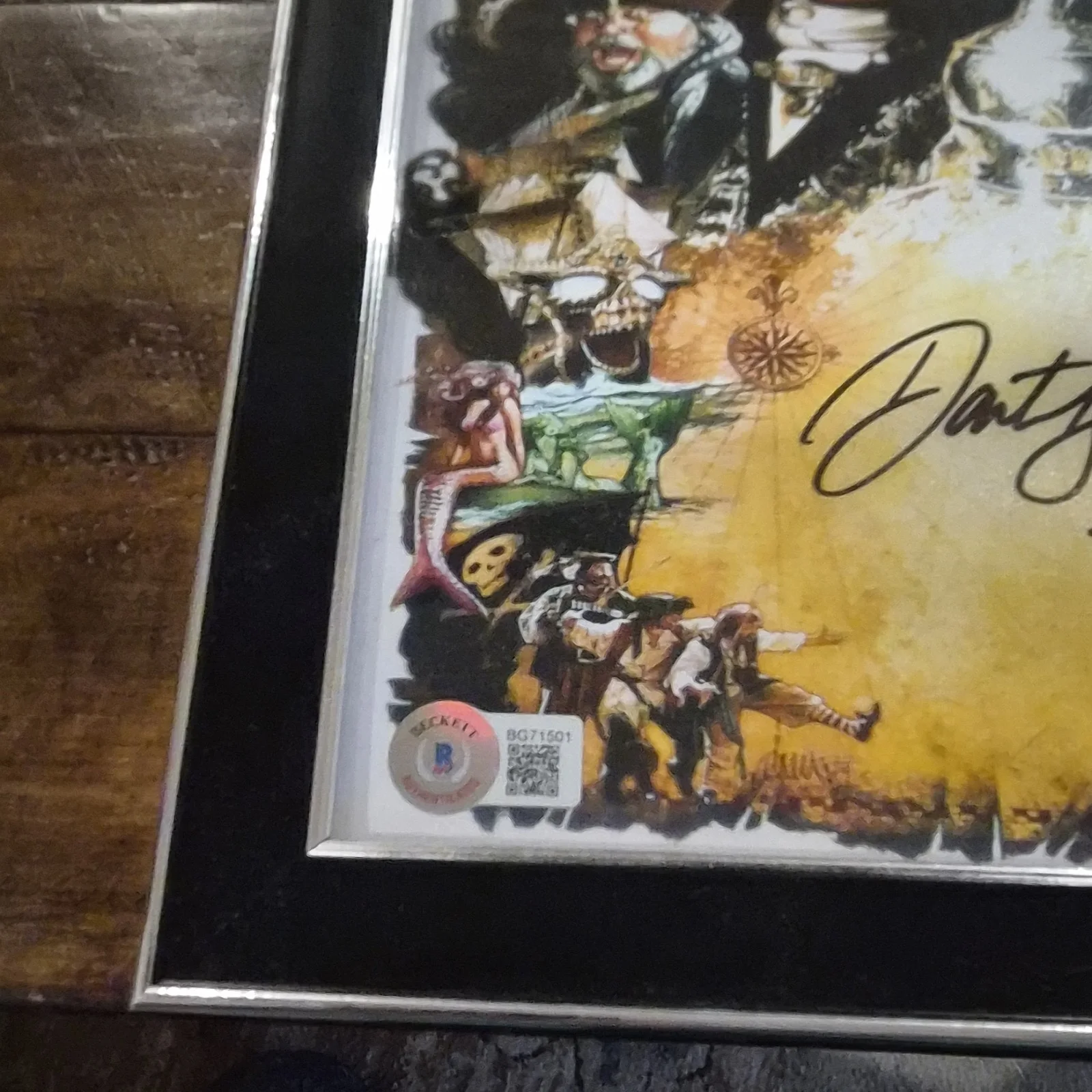 Dante basco "rufio" hook authenticated Signed picture, image 2