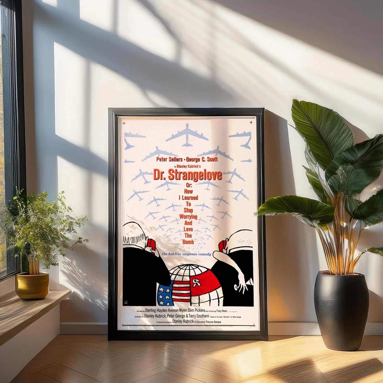 Dr. Strangelove - 1964 Satire / War Film Restored 27.2" x 41" US One Sheet, изображение 3