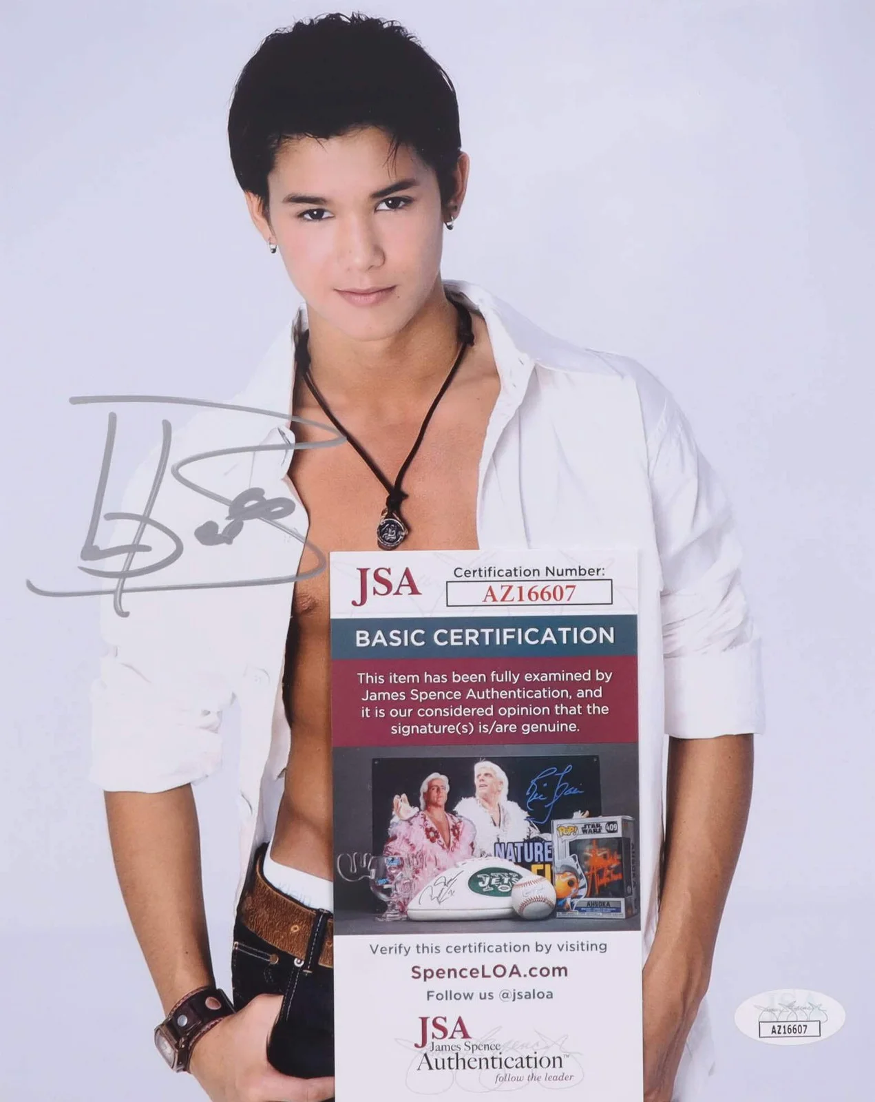Booboo Stewart — Booboo Stewart Signed 8x10 Photo (JSA), image 2