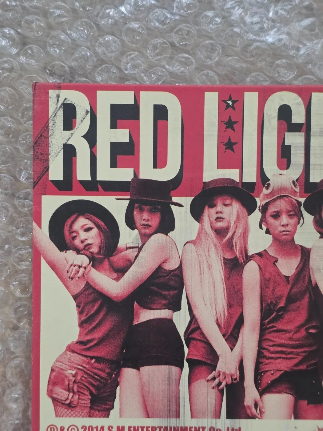 SM FX F(X) Red Light Album Photocard, image 5