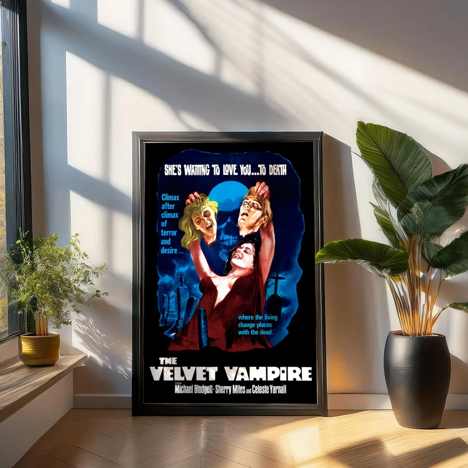 The Velvet Vampire - 1971 US Horror Film Restored 27.2" x 41" US One Sheet, изображение 3