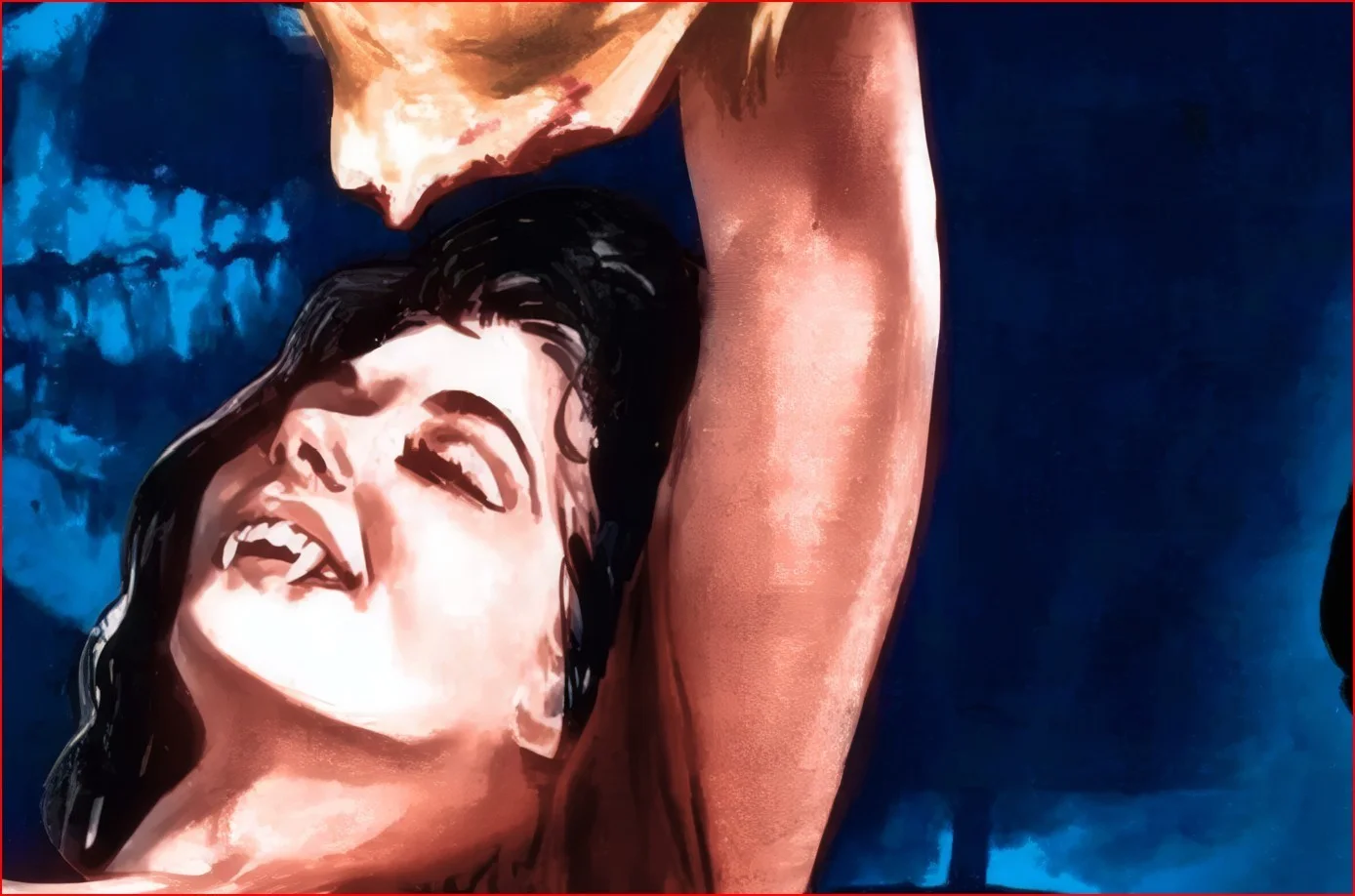 The Velvet Vampire - 1971 US Horror Film Restored 27.2" x 41" US One Sheet, изображение 5