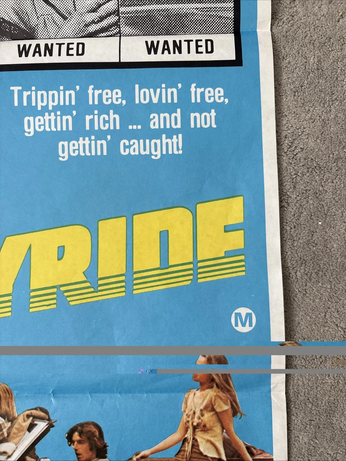 Joyride (1977) Original Australian Daybill Movie Poster, изображение 5