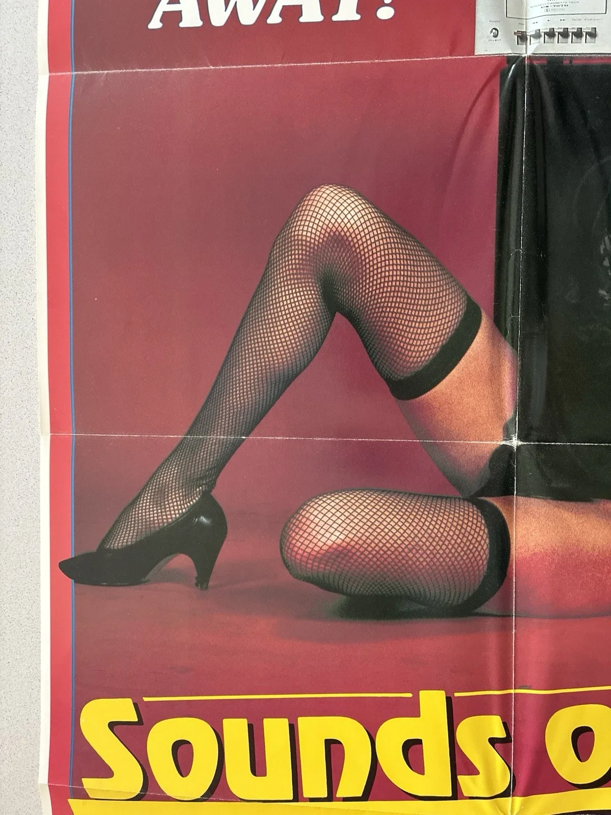 SOUNDS OF SEX! ORIGINAL POSTER 1985 XXX MOVIE ADULT RATED X TOM BYRON VINYL LP, изображение 5