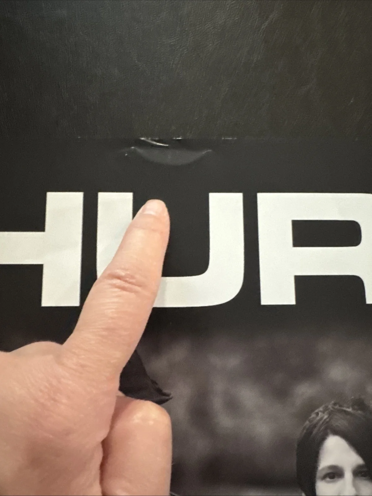Hurt Autographed Poster 11x17, image 2