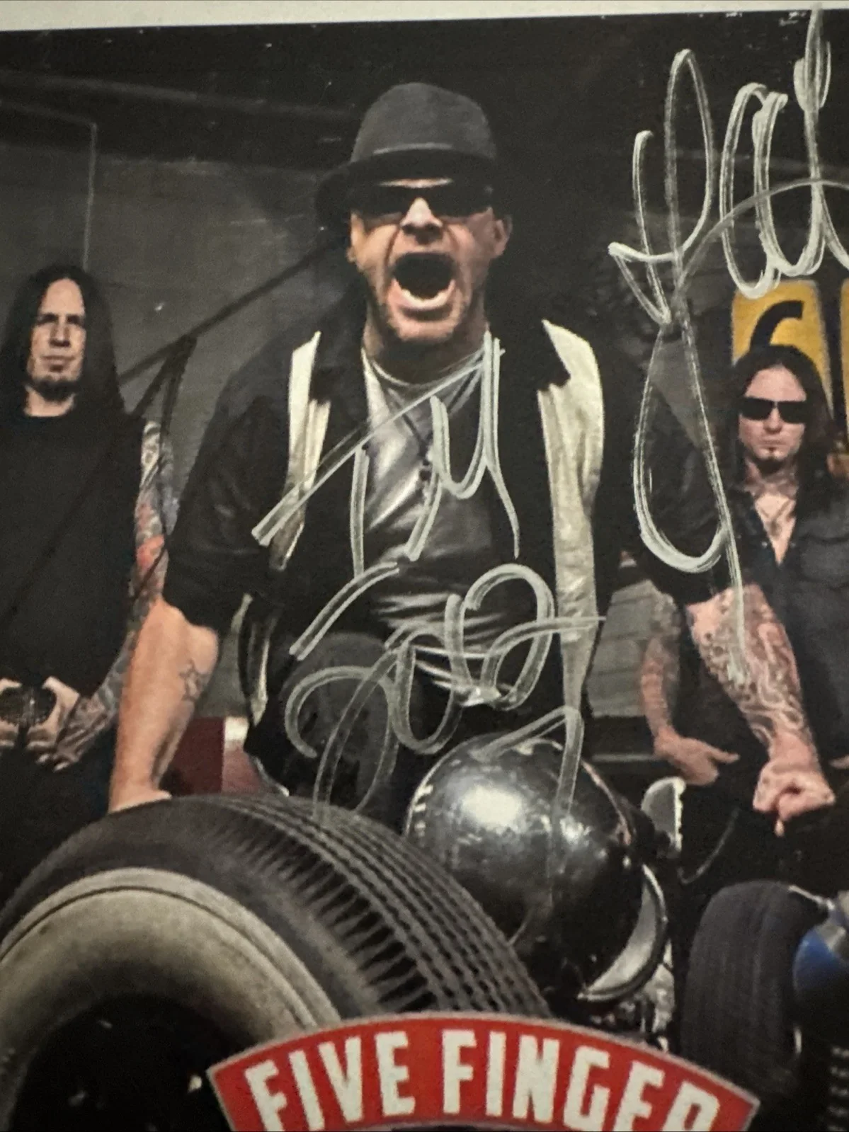 Five Finger Death Punch Autographed Picture 11x8.5, image 5