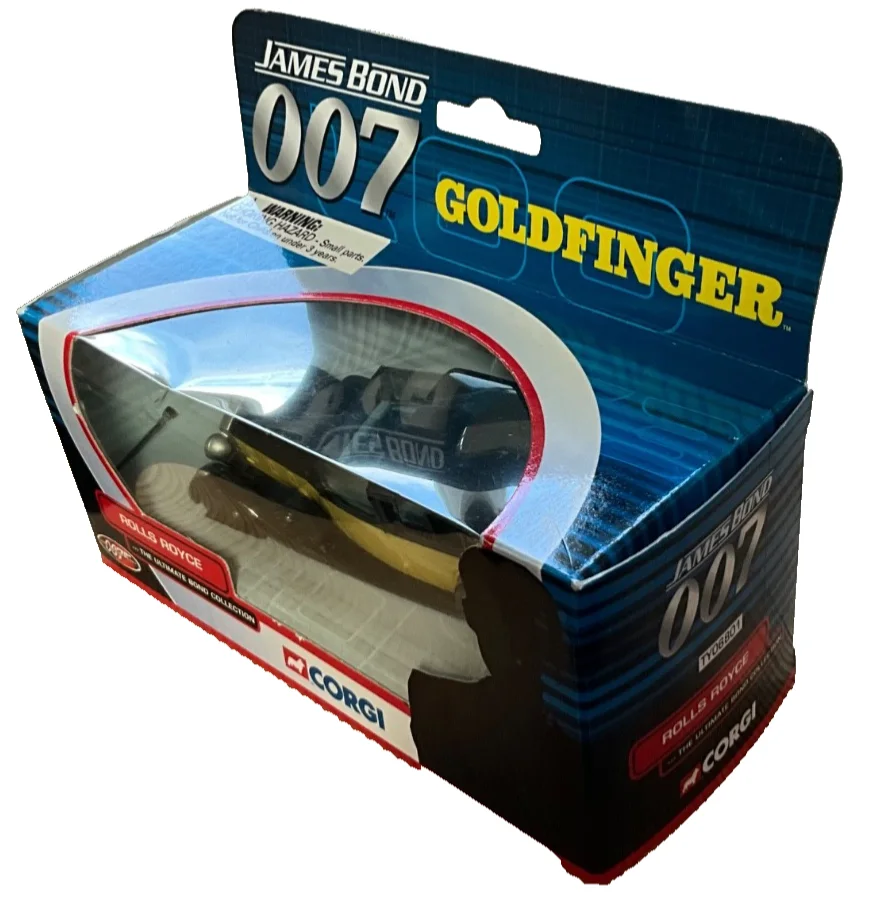 Vintage Corgi Classics James Bond Goldfinger Rolls Royce TY06801, изображение 3