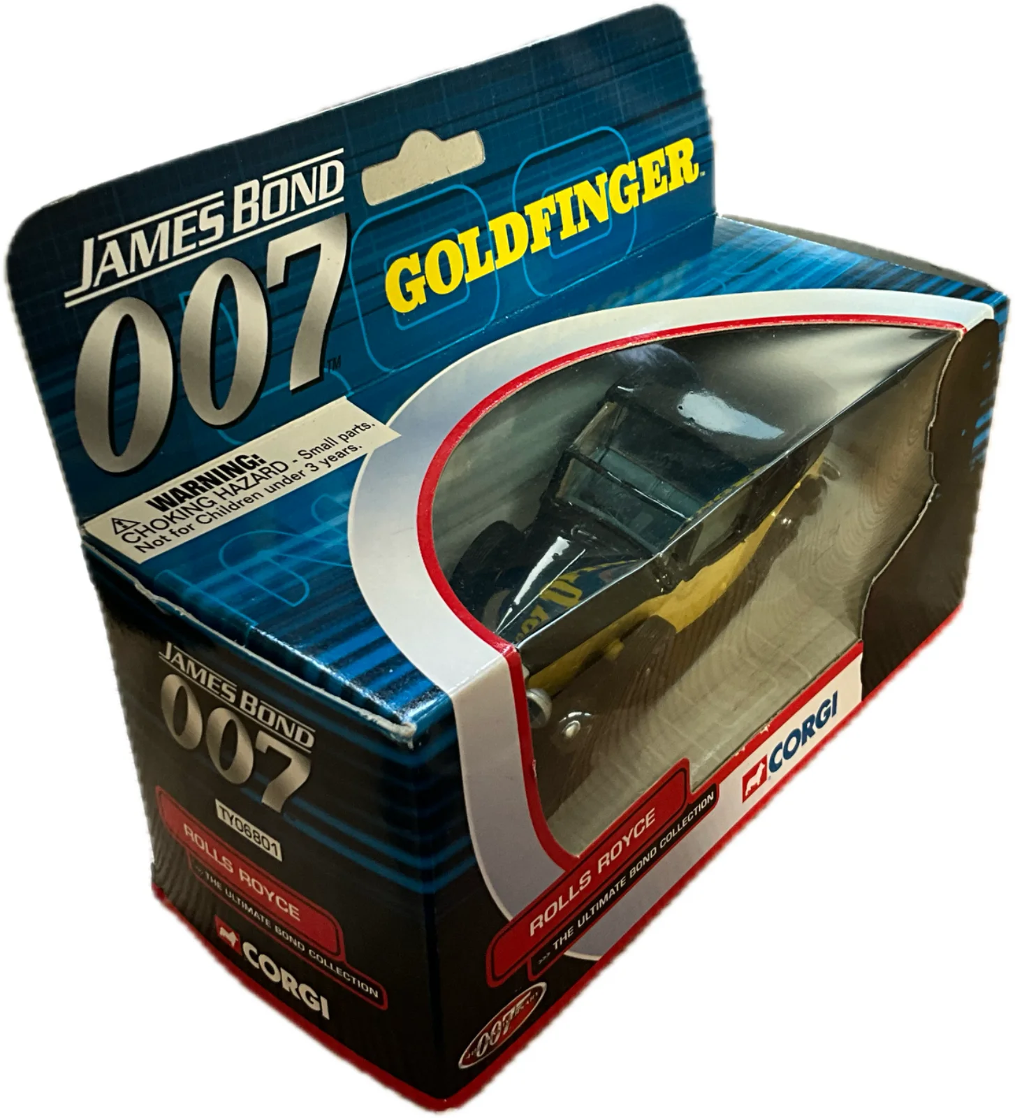 Vintage Corgi Classics James Bond Goldfinger Rolls Royce TY06801, изображение 4