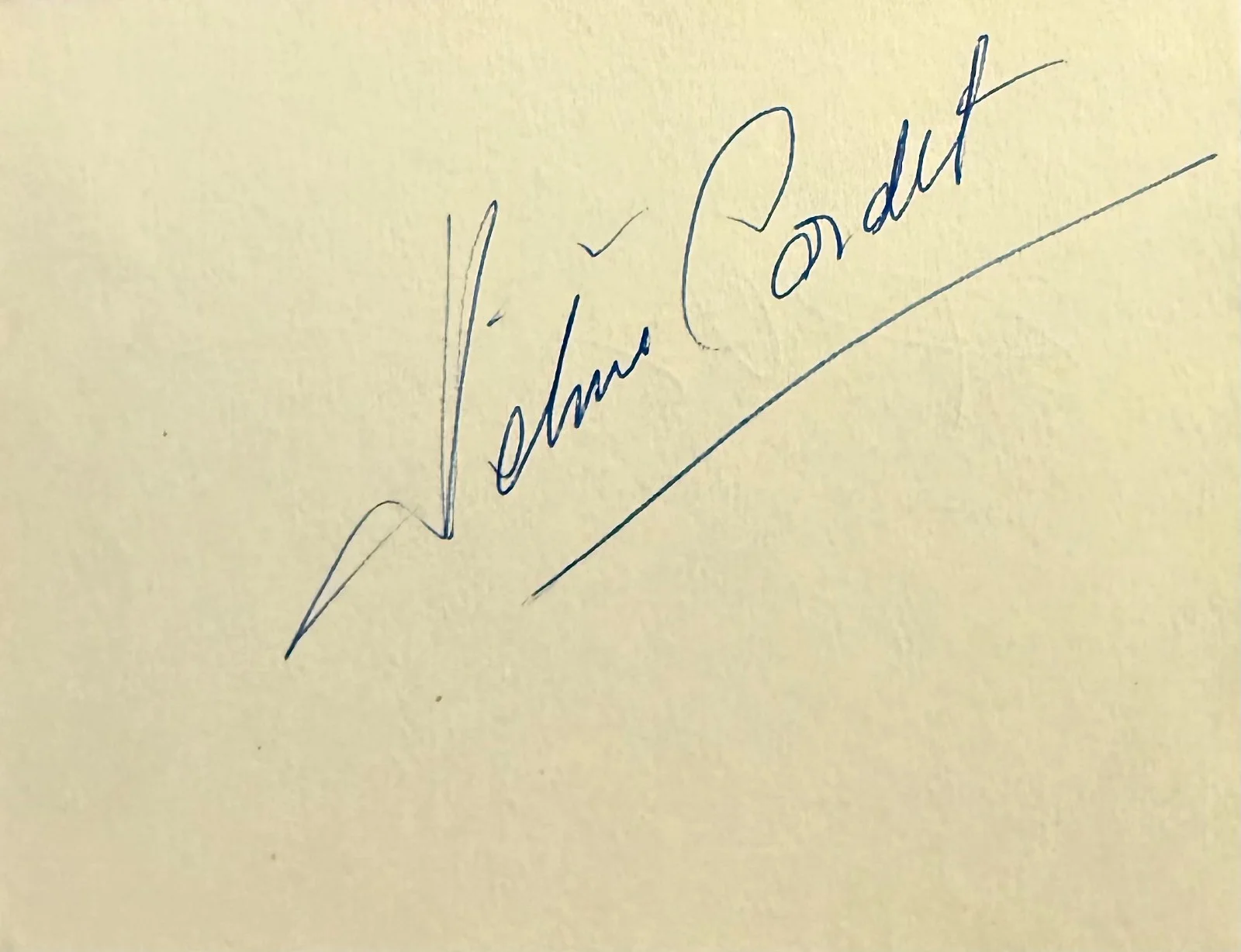 Helene Cordet, Glen Mason — HELENE CORDET & GLEN MASON Dual Signed Autograph 4x5 ALBUM PAGE The Limping Man, изображение 3
