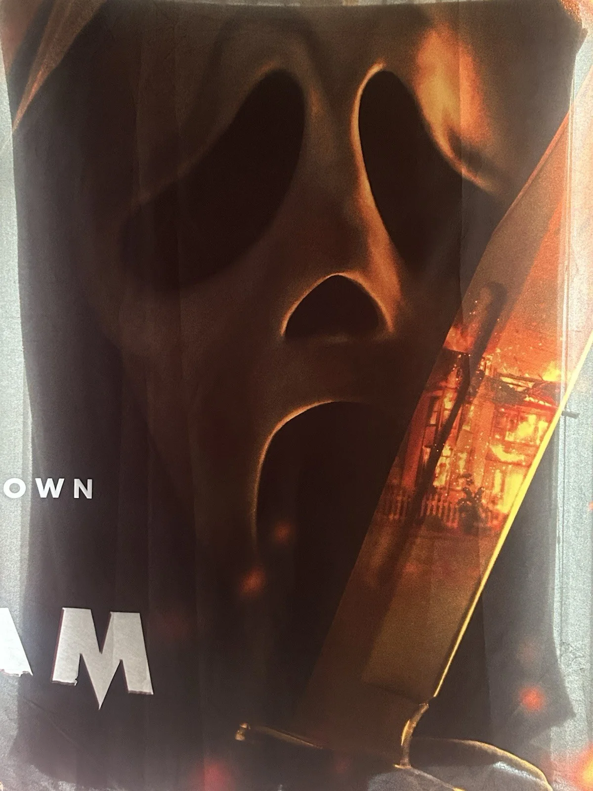 Scream 7 Original UK Cinema Promotional 2026 Fabric Movie Poster 2m X 2m Horror, изображение 3