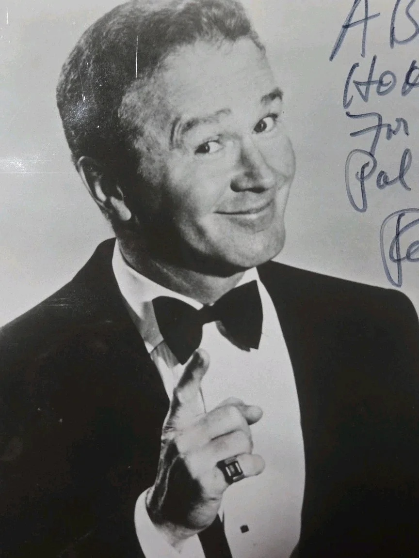 Red Buttons — Vintage Red Buttons Signed 8x10 Black and White Photo Autograph inscribed, image 3
