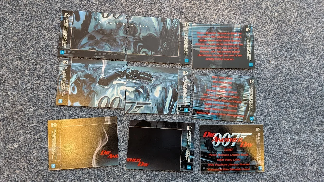 james bond 007 die another day puzzle cards, image 2