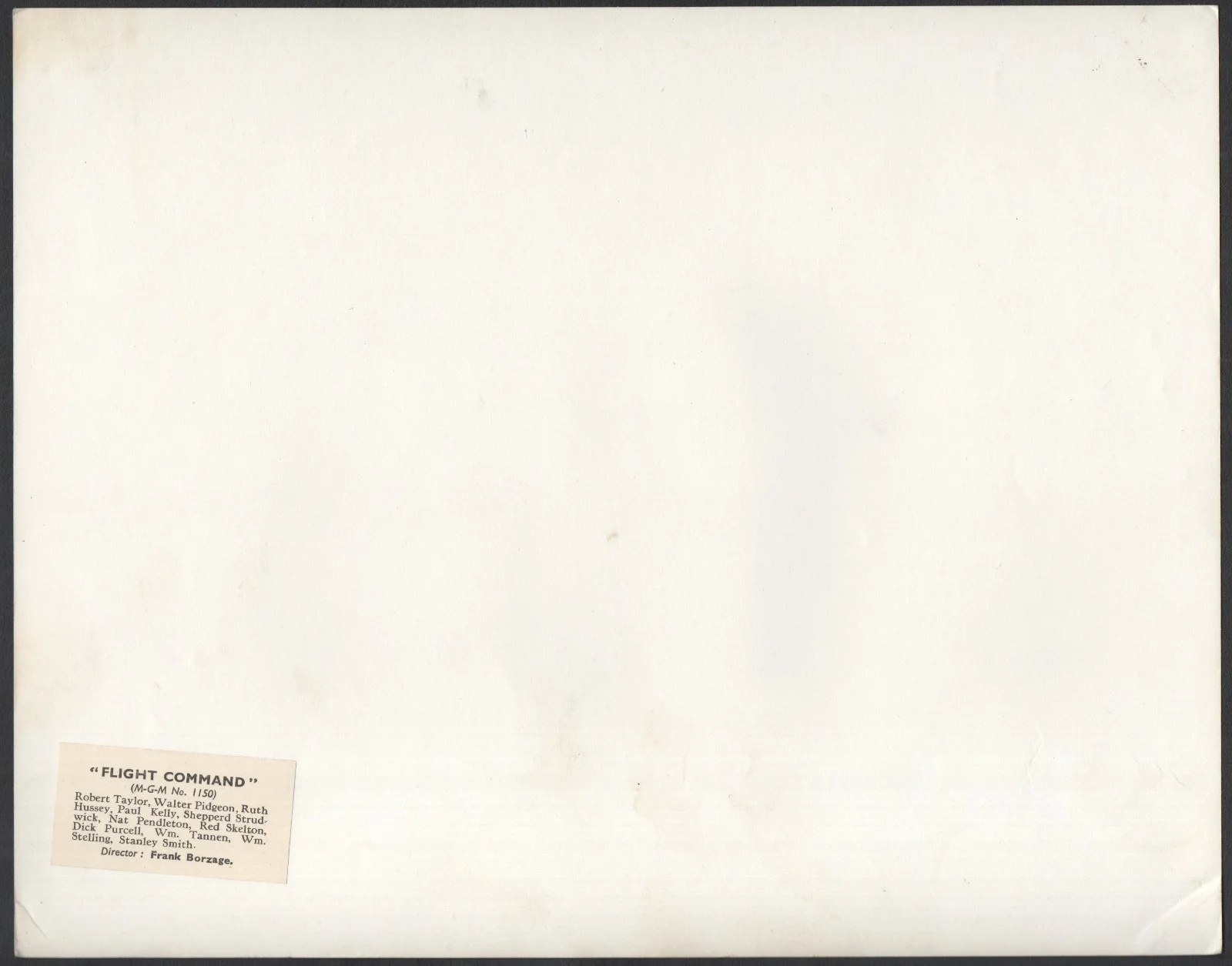 FLIGHT COMMAND 1940 Robert Taylor, Walter Pidgeon 10x8 STILL #47, image 2
