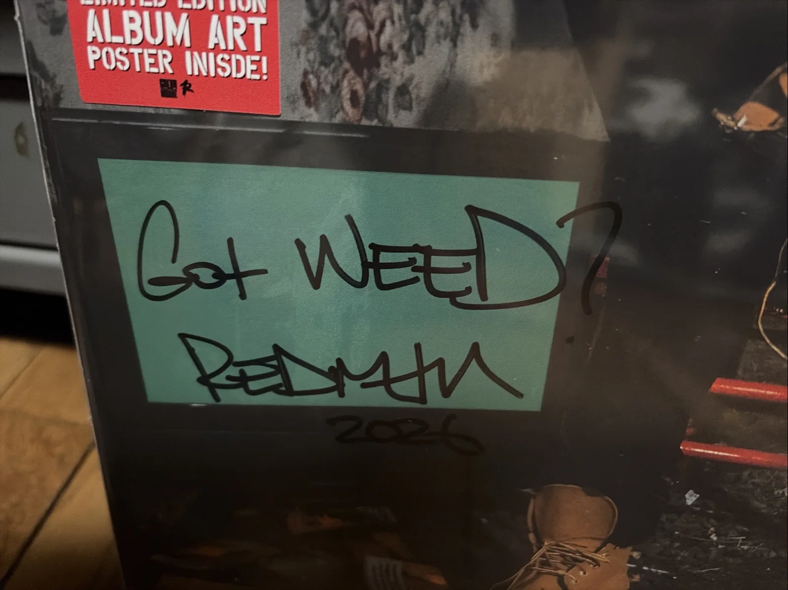 REDMAN Muddy Waters Too vinyl SIGNED Cover LP Autographed WuTang🐝 New, image 3