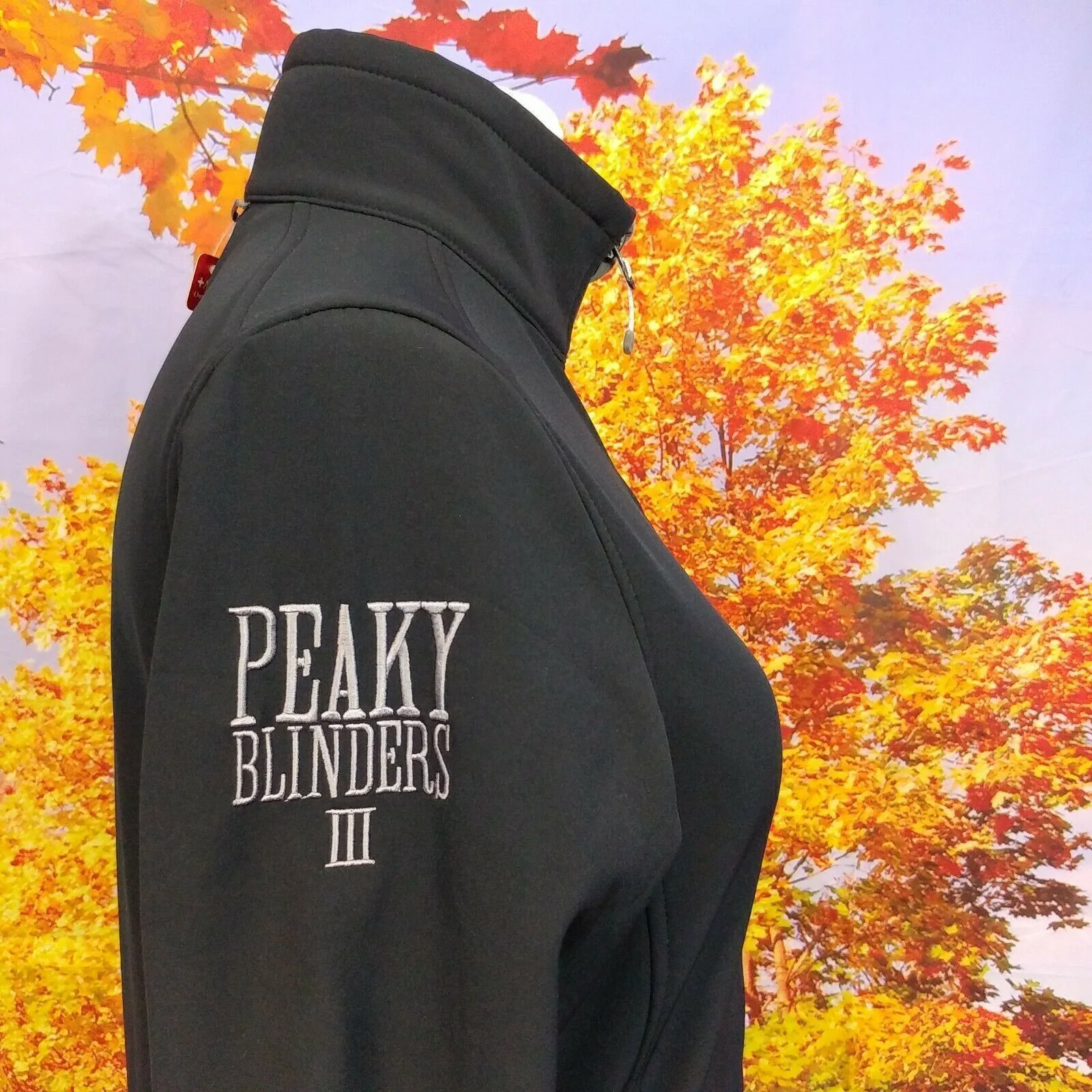 Peaky Blinders Softshell Jacket 10 crime series black Force UK women's size 10, image 3