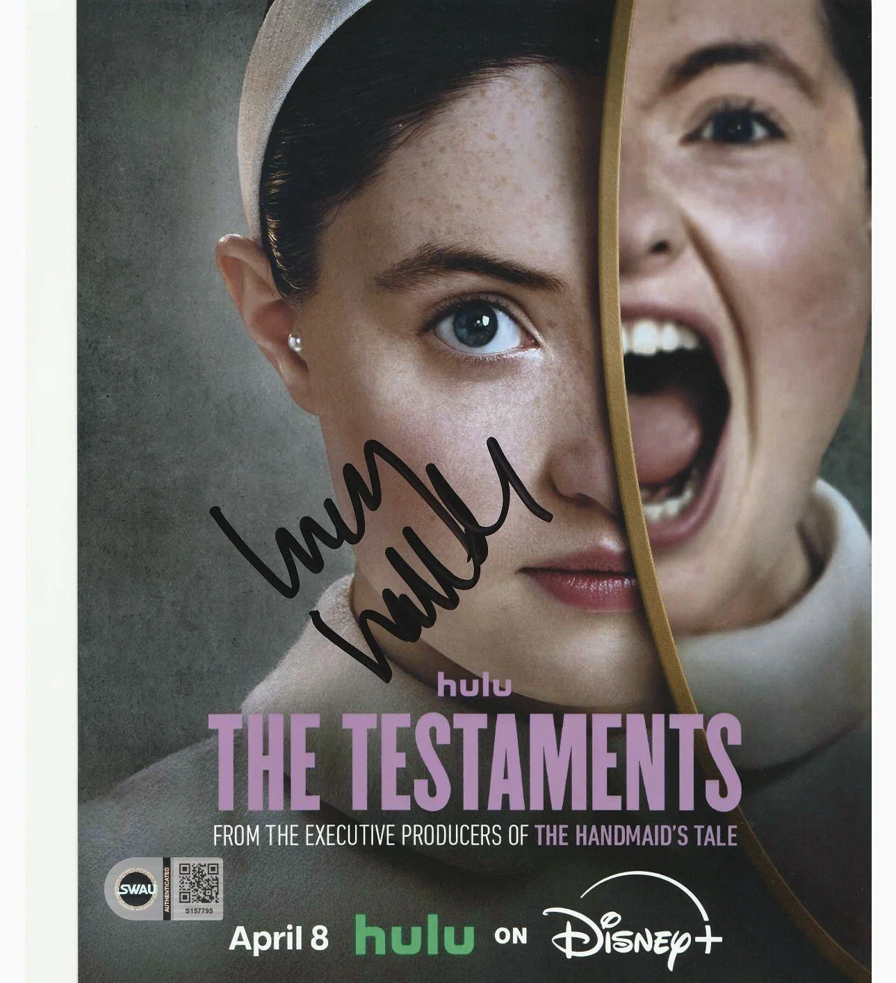 lucy halliday — Lucy Halliday "THE TESTAMENTS" Autographed 8x10 Photo SWAU COA 4
