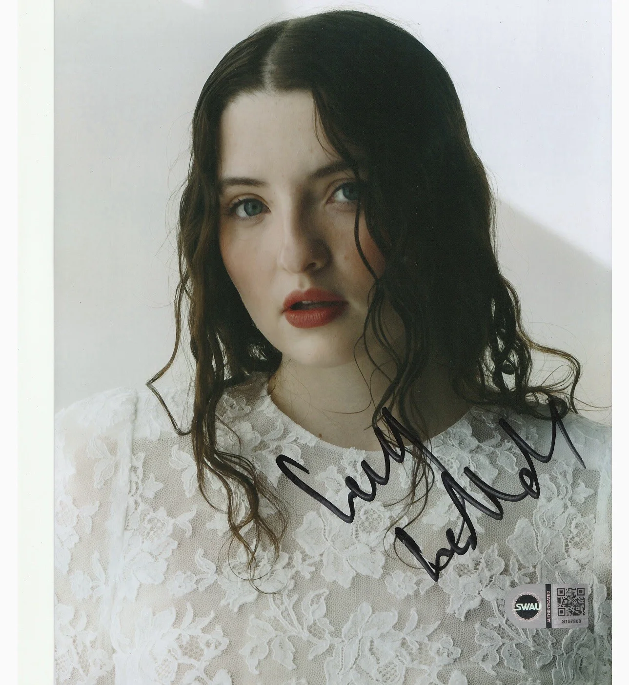 lucy halliday — Lucy Halliday "THE TESTAMENTS" Autographed 8x10 Photo SWAU COA 2