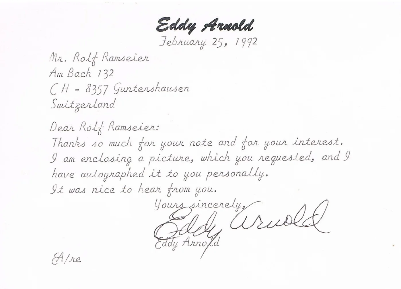 Eddie Albert 1906-2005 The Heartbreak Kid autograph signed 8"x10" photo & ALS, изображение 2