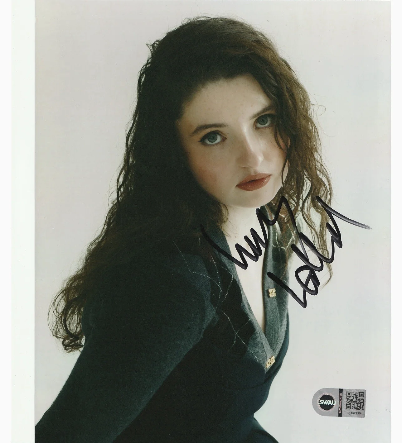 lucy halliday — Lucy Halliday "THE TESTAMENTS" Autographed 8x10 Photo SWAU COA